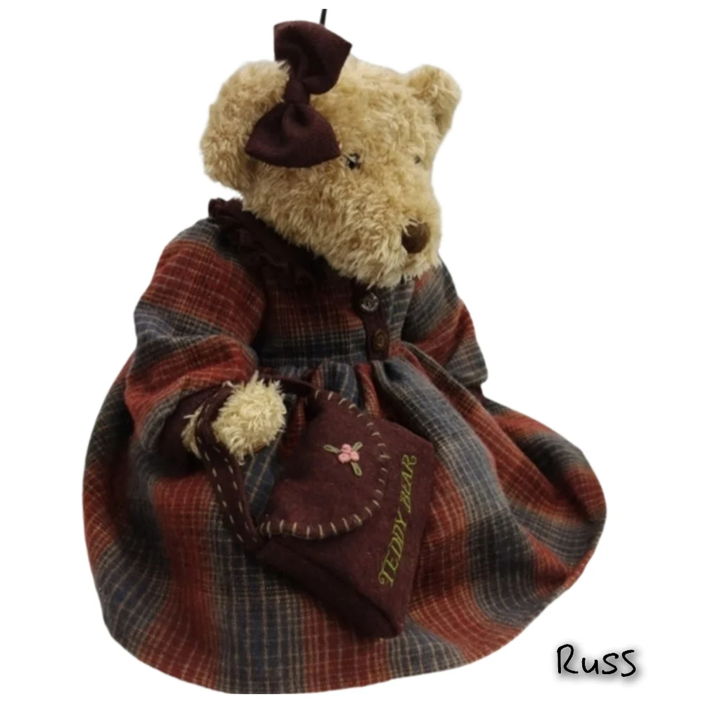 Teddy Bear Lady Eleri From the Russ Berrie Collection